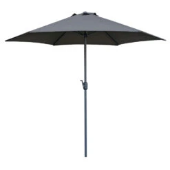 Sonnenschirm Ø 270 Cm In Steingrau