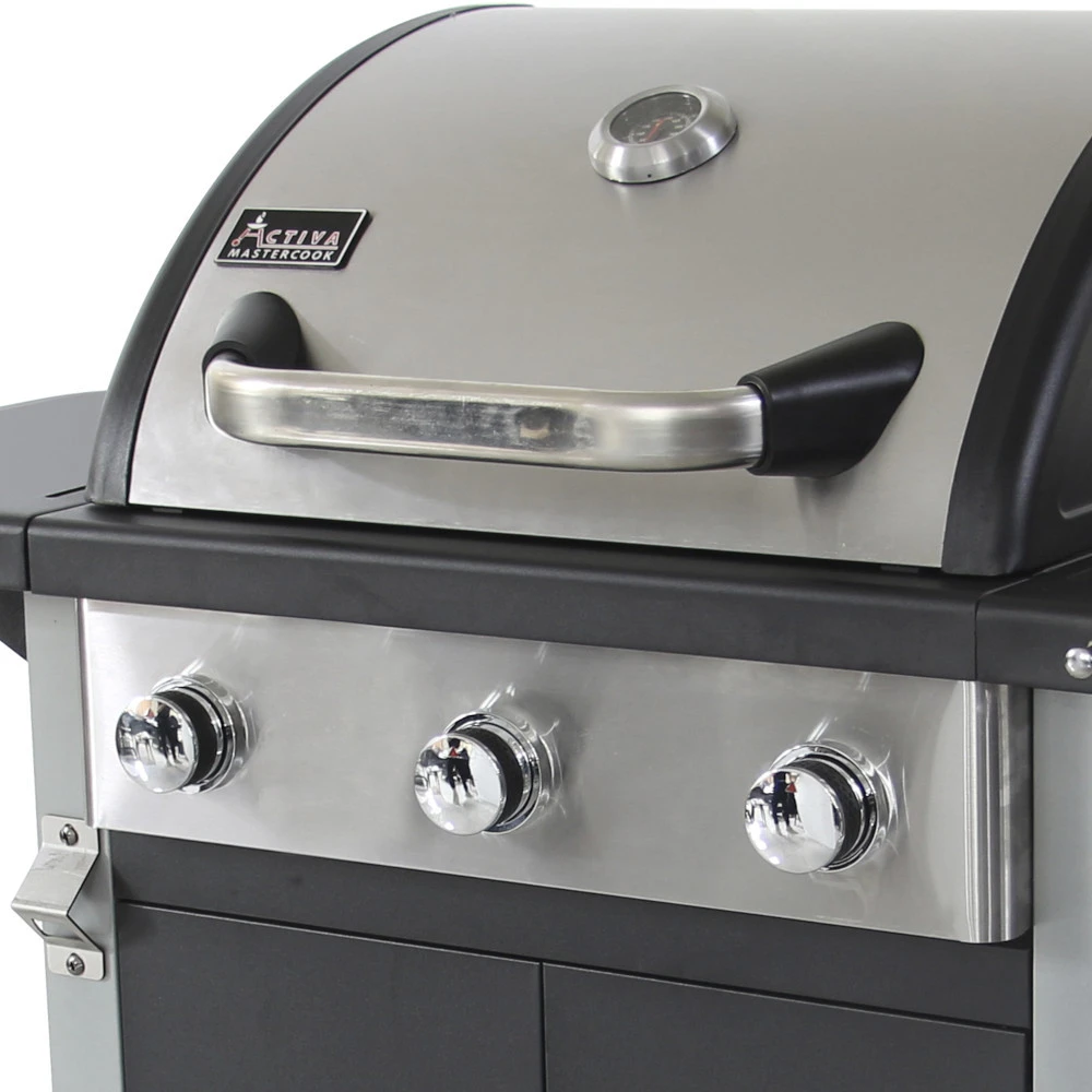 Gasgrillwagen Detroit 3B, 9,6 KW, 113 X 51 X 109 Cm 2 Gasgrillwagen Detroit 3B, 9,6 KW, 113 X 51 X 109 Cm – Bild 2