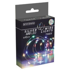 LED-Lichterkette 100 LED Bunt Aus Silberdraht -Garten Lust ZnucDjnTjSDLTC 1280x1280