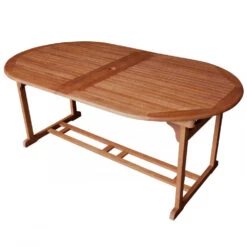 Gartentisch Lago, Ausziehbar, 180/260 X 100 X 75 Cm, Eukalyptus-Holz Geölt