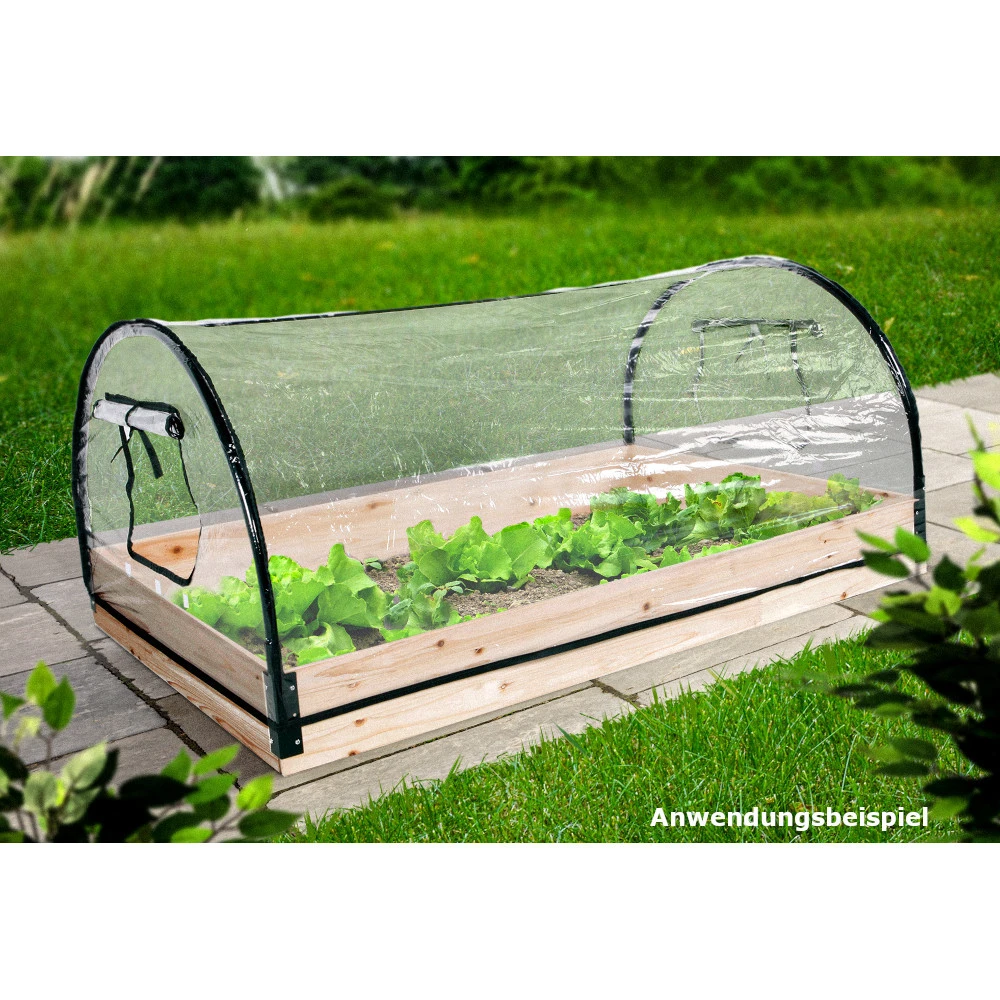 Pflanztunnel 120 X 80 X 50 Cm Mit Stabilem Rahmen Und Abdeckfolie 4 Pflanztunnel 120 X 80 X 50 Cm Mit Stabilem Rahmen Und Abdeckfolie – Bild 4