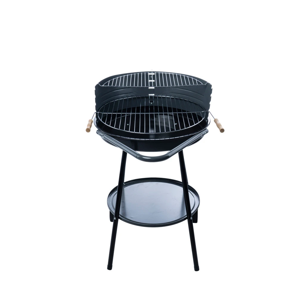 Grillwagen El Toro Fahrbar Aus Stahl In Schwarz Mit Warmhalterost 2 Grillwagen El Toro Fahrbar Aus Stahl In Schwarz Mit Warmhalterost – Bild 2