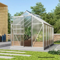 Vitavia Gewächshaus Venus 6,2 M² Mit Aluminiumrahmen, 4 Mm Hohlkammerplatten -Garten Lust Zvs1Lwor45M43Z 1280x1280