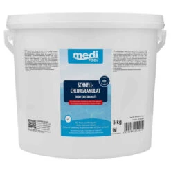 MediPool Schnell-Chlorgranulat 5kg Mit Hohem Aktivchlor-Gehalt