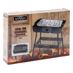 2in1 Grill, Tisch- Und Standgrill Elektrisch 2000 W Schwarz -Garten Lust ZzK5Z1NsdI8EFB 1280x1280