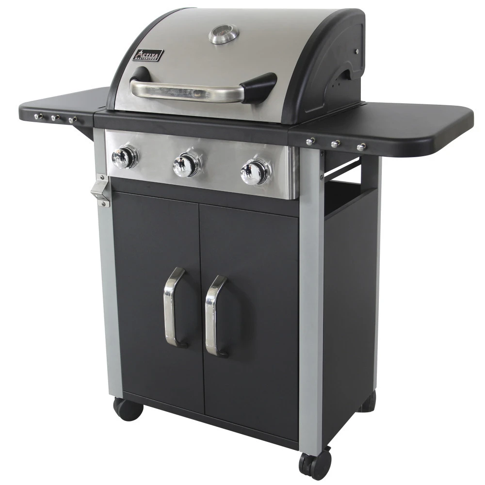 Gasgrillwagen Detroit 3B, 9,6 KW, 113 X 51 X 109 Cm 1 Gasgrillwagen Detroit 3B, 9,6 KW, 113 X 51 X 109 Cm