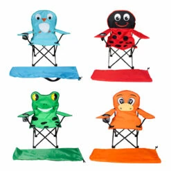 Kinder Campingstuhl Faltbar Mit Metallgestell Motiv Sortiert