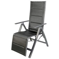 Relaxsessel Comfort Klappbar Mit Aluminiumgestell Anthrazit